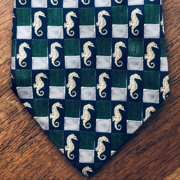 Dunhill “Captain Seahorse” Silk Tie - Picture 4 of 8